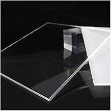 Polycarbonate Plastic Sheet, Transparent Glass Replacement Board Shatter Resistant, Easy-to-Cut, Bendable, Moldable For VEX Robotics, Hobby, Home, DIY, Industrial, Crafts ( Color : Clear-10PCS , Size