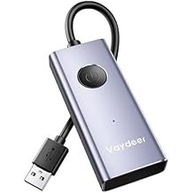 Vaydeer Metal USB Mouse Jiggler, S4 Mouse Mover with ON/Off Switch,Simulate Movement to Prevent The Computer from Entering Sleep Mode,Plug-and-Play,Driver-Free