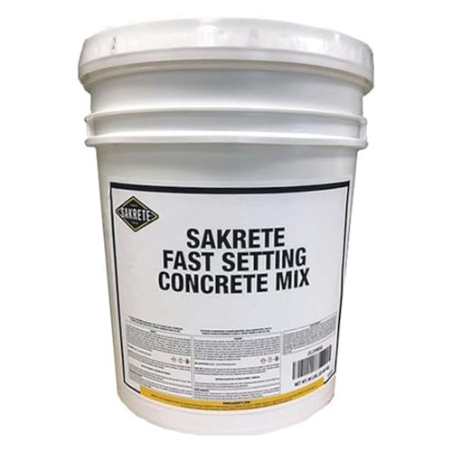 Sakrete Concrete Mix,Pail,50 lb,Fast Setting 120019-1 Each