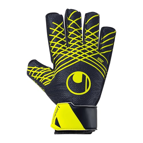 uhlsport | Prediction | Starter Soft | Goalkeeper Gloves | Black/White/Fluo Yellow