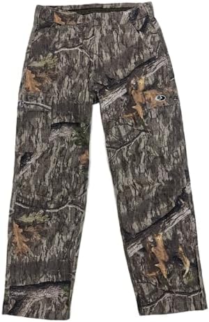 Mossy Oak Mens Hunting Pants Camo Cotton Mill Flex