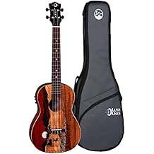 Luna Vista Deer Acoustic-electric Baritone Ukulele - Gloss Natural