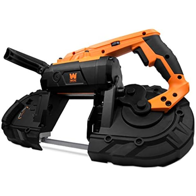 WEN Portable Band Saw for Metal, 10-Amp, Variable Speed, Handheld 94396