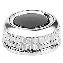 Volume Control Knob Car Radio Volume Control Switch Volume Adjustment Knob Button Round Radio Repair Kit Stereo Button 8T0 919 070B Replacement for A4 A5 A6 Q5 RS4