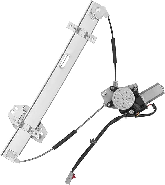Obaee 741-766 Front Left Driver Side Power Window Regulator with Motor Compatible with Honda Accord 1998 1999 2000 2001 2002 Sedan Only, Replace OE 72250S84A02, 72250S84A03 (4 Pins)