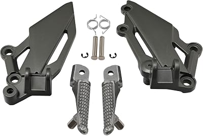 XMT-MOTO Front Driver Foot Pegs Rest Bracket Fit For Kawasaki Ninja 300 EX300 2013-2017