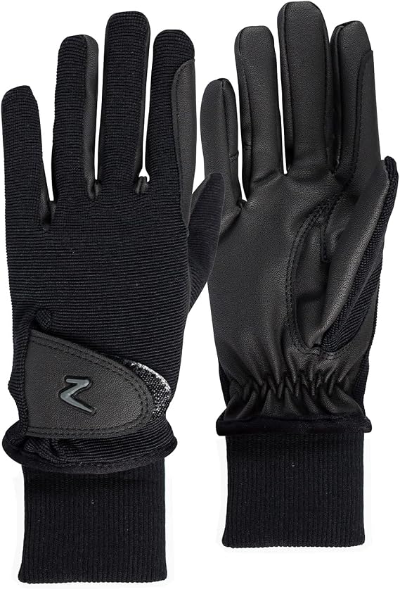 HORZE Kids Rimma Fleece-Lined Winter Horseback Riding Gloves